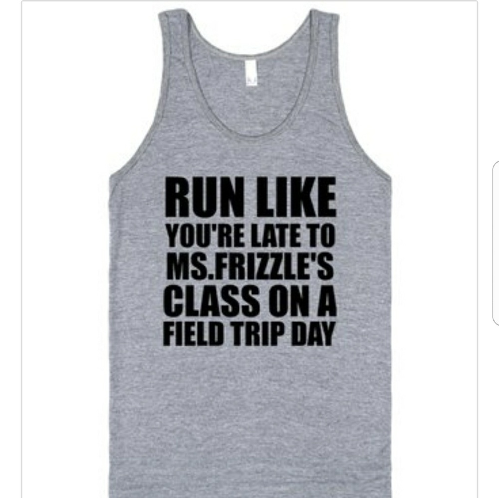 Run Like Ms Frizzles Class Magic School Bus Tank